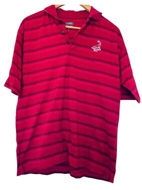 Pinehurst Golf Club Pink Striped
Logo Shirt Men'sM